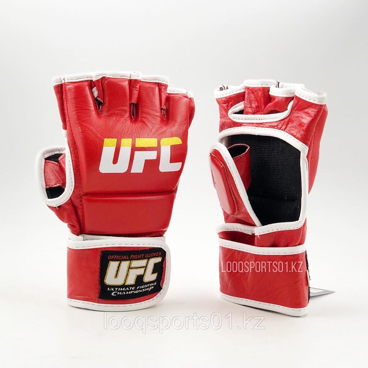 Перчатки для мма и единоборств кожа (UFC)