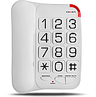Телефон проводной Texet TX-201 белый