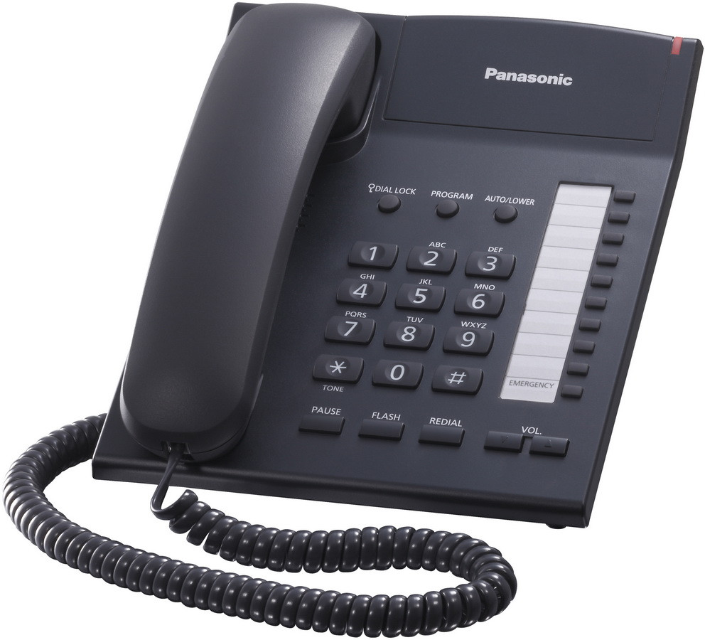 Проводной телефон Panasonic KX-TS2382RUB (Black)