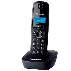 Радиотелефон PANASONIC KX-TG1611CAH, АОН на50звонков, тел.книга на 50номеров, 15ч в режиме разговора