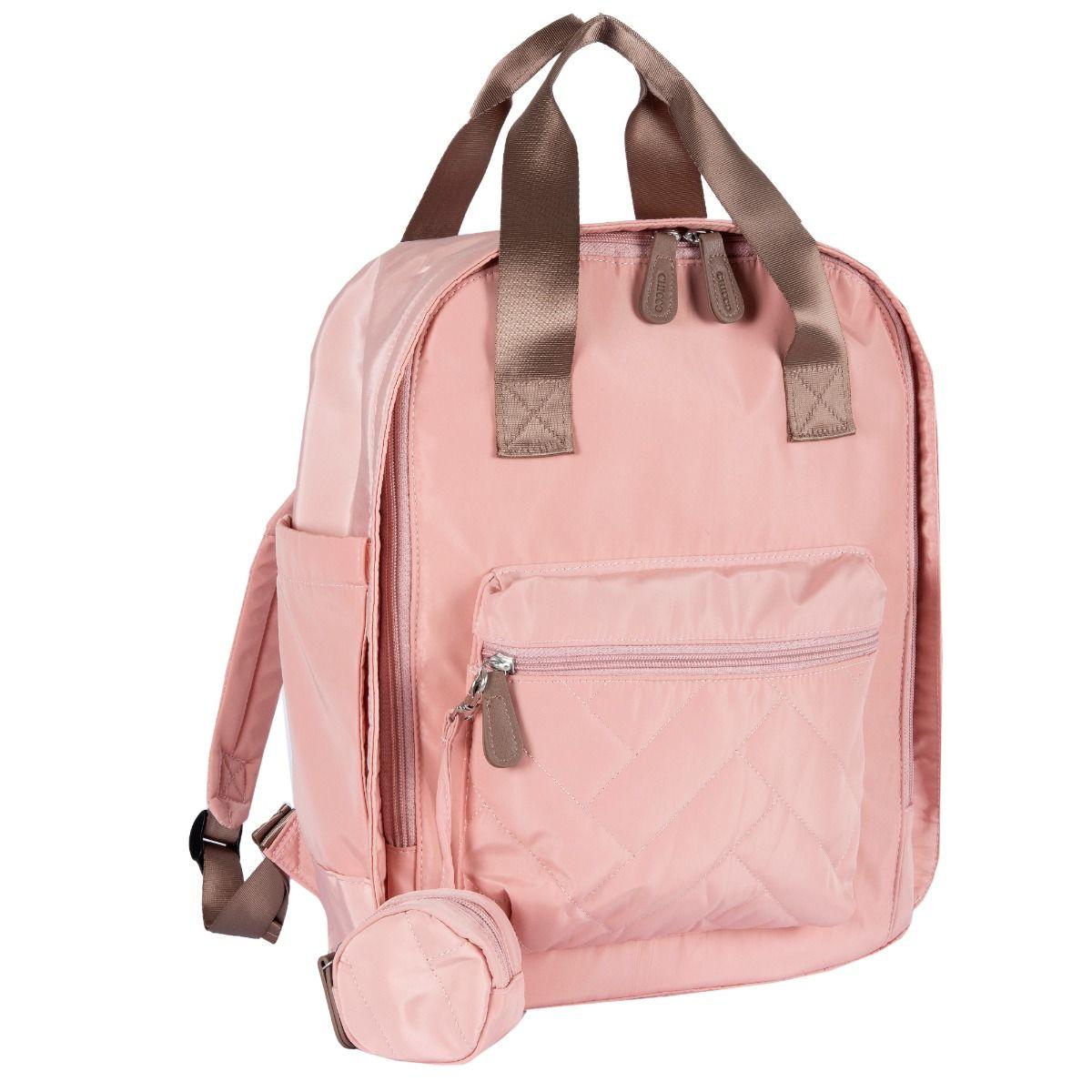 Сумка-рюкзак для мамы Chicco розовая 2020 Осень-Зима