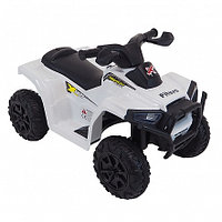 PITUSO Электроквадроцикл 6V/4.5Ah,20W*1,колеса пластик,свет,муз.,амортиз.,68*42*45 см,Белый/WHITE, фото 1