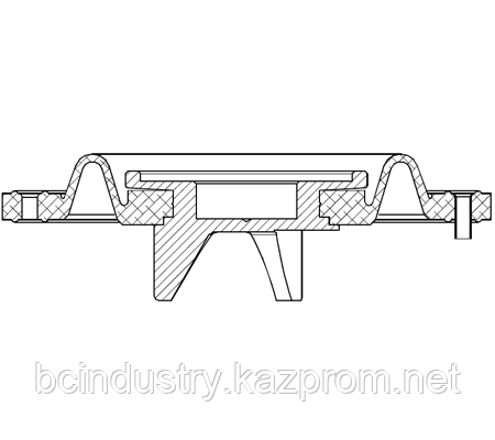 13386010_(1338601A) - ДИАФРАГМА В СБОРЕ, NBR, для клапана E107C(D)B12 / E207C(D)B12