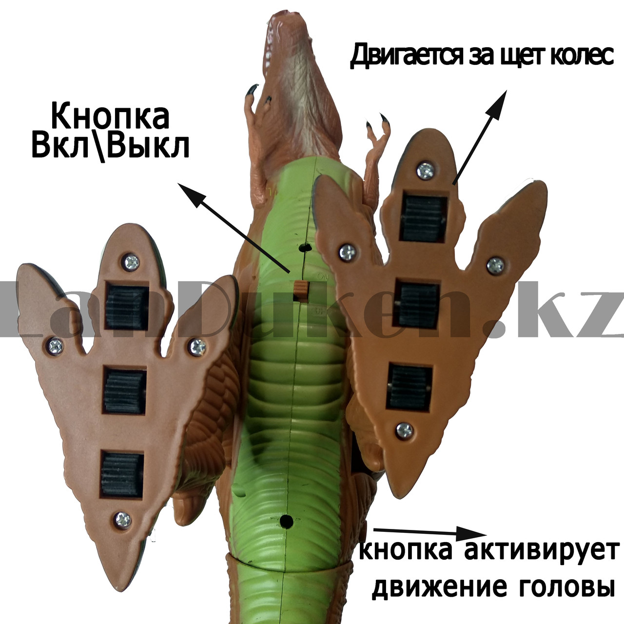 Радио управляемая игрушка динозавр на пульте управления T-Rex Интерактивный - фото 4 - id-p81905327