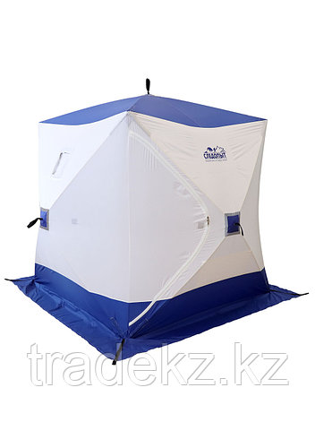 Палатка для зимней рыбалки PF-TW-12 Куб Следопыт 1,8х1,8 OXFORD 210D PU 1000, фото 2