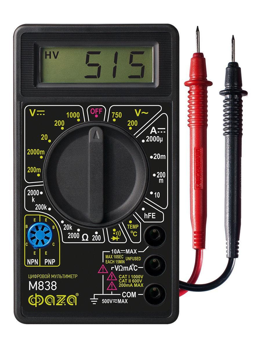 Мультиметр цифровой Mastech M838, фото 1