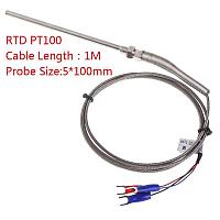 K & PT100 тип термопары зонд 3метра провода M8 резьба датчик температуры для термостата REX-C100