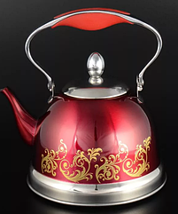 Заварочный чайник Fissman 1,5 л, Красный