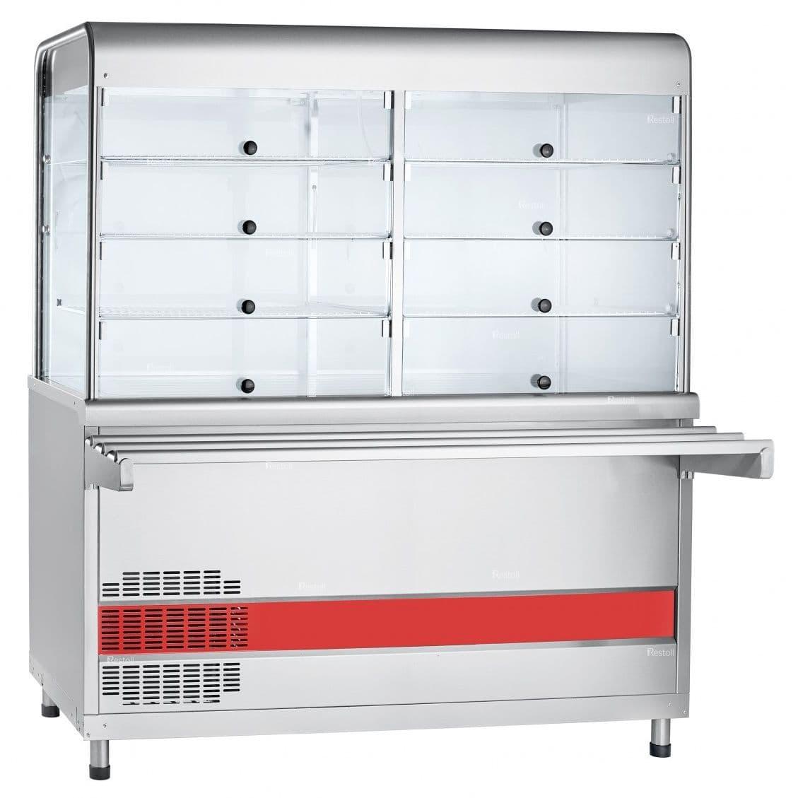 Прилавок-витрина холодильный ABAT «Аста» ПВВ(Н)-70КМ-С-01-НШ
