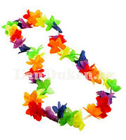 Гавайские бусы  Леи длина 45-55 см однотонные цветы