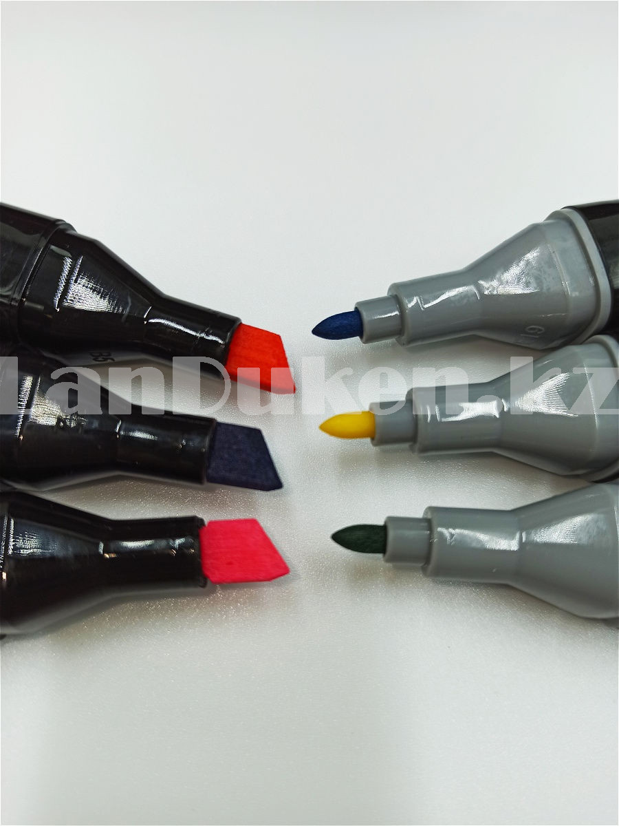 Набор маркеров художественных двухсторонних для скетчинга на спиртовой основе Touch с чехлом 48 шт - фото 5 - id-p81930548