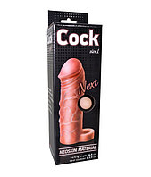 "COCK NEXT" сақинасы бар фаллоұзартқыш L 16.5 см D 3.6 см, киберқауіп