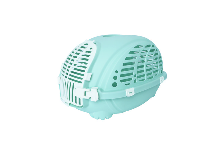 M-Pets Переноска Skyline 52х40х32см до 10кг голубой арт.10452117