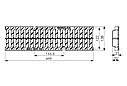 Решетка водоприемная Gidrolica Pro РВ -10.13,5.50 - щелевая пластиковая, кл. С250, фото 3