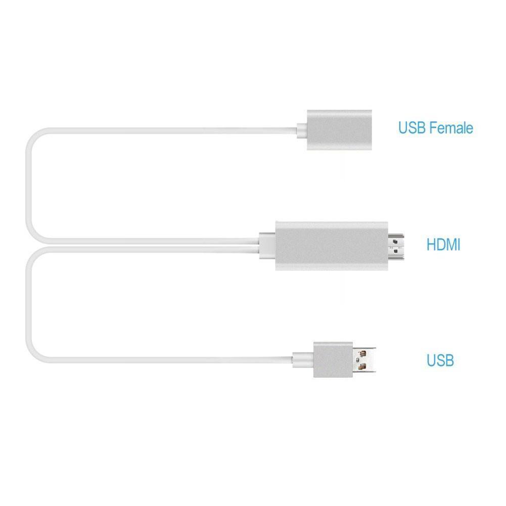 Видеоадаптер с USB на HDMI для смартфонов IOS/Android, модель L6M-2M - фото 2 - id-p81971344