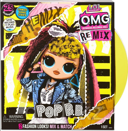 Кукла LOL OMG Surprise Remix Pop BB с музыкой, 25 сюрпризов