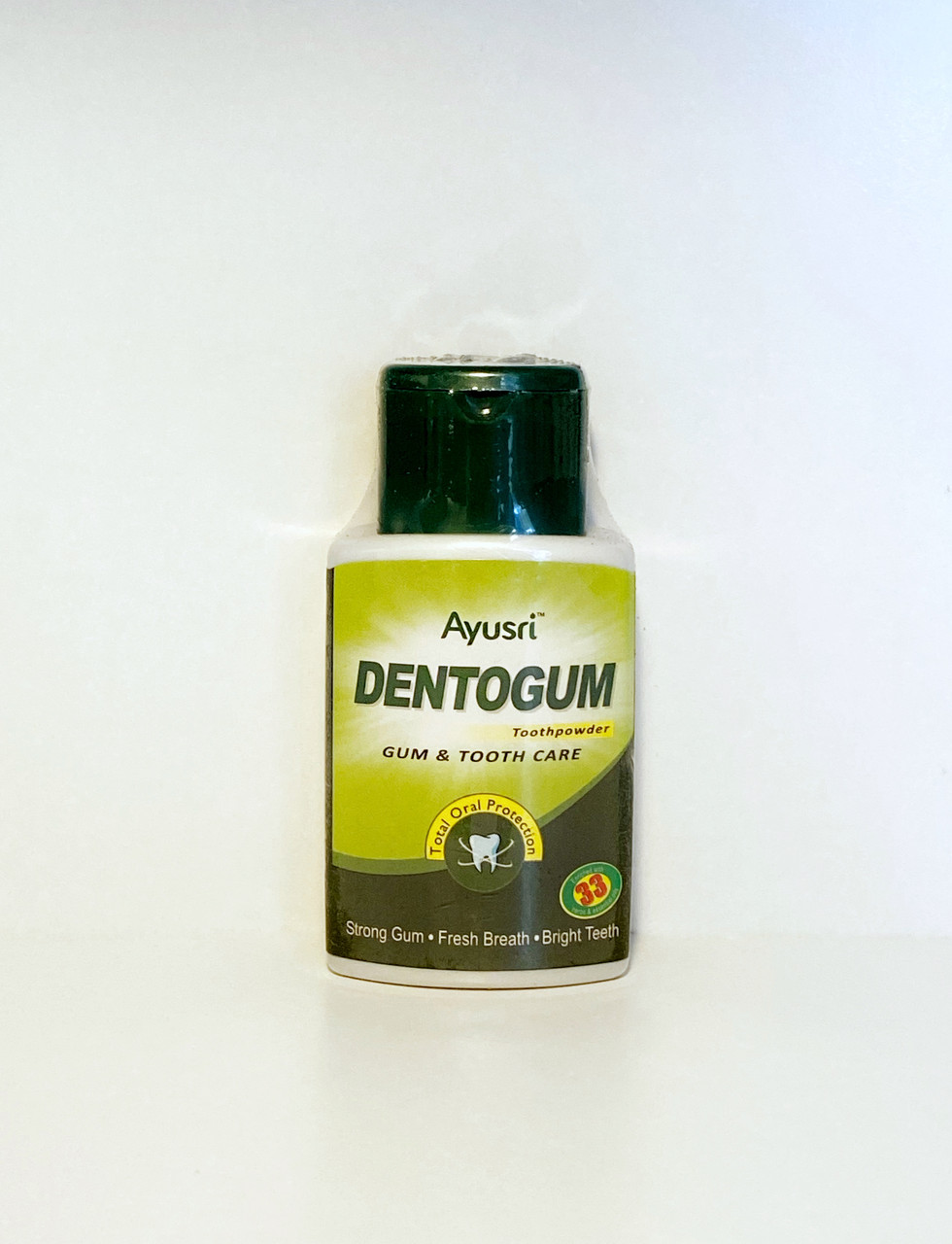Аюрведический зубной порошок для чистки зубов и массажа дёсен, 40 гр, Ayusri