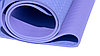 Коврик для йоги 6 мм двуслойный TPE фиолетово-сиреневый, фото 3