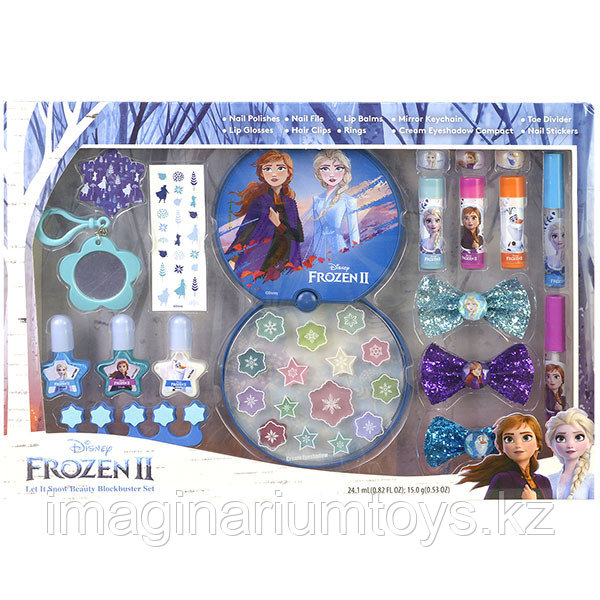 Markwins Frozen подарочный набор детской декоративной косметики для лица и ногтей - фото 1 - id-p82000396