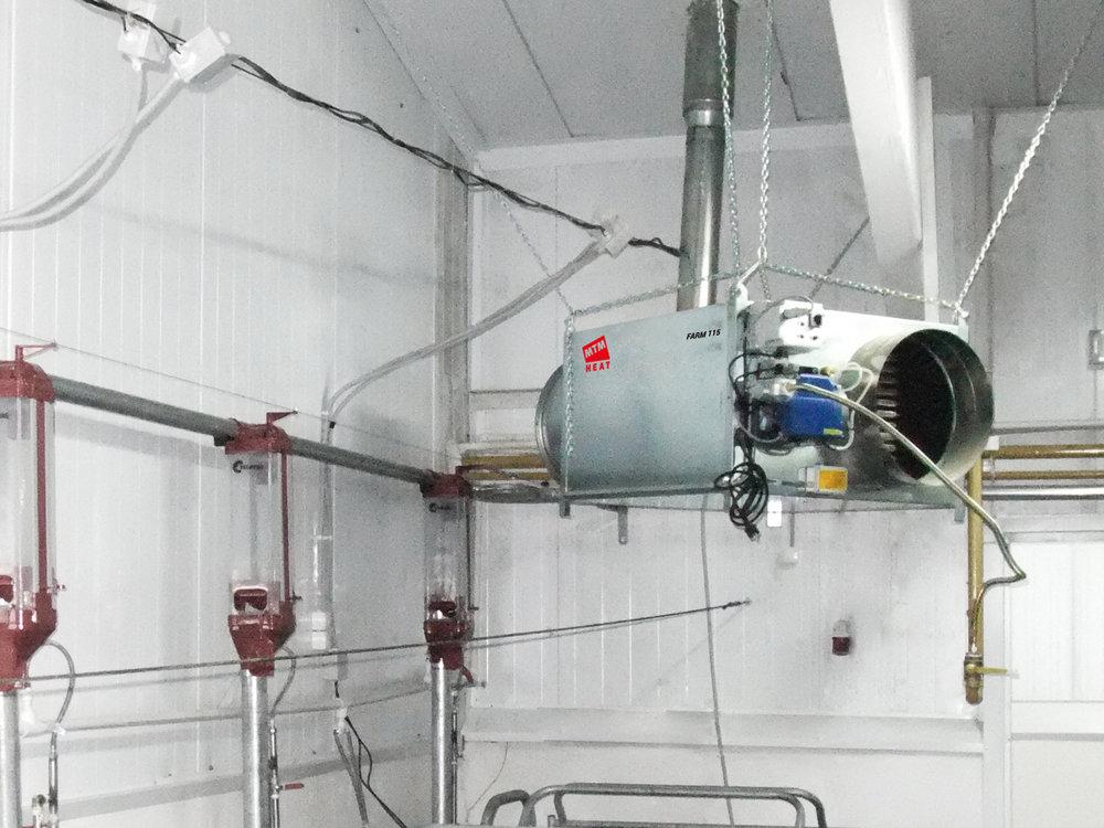 FARM 145 Газовый подвесной воздухонагреватель (тепловентилятор) непрямого нагрева - фото 6 - id-p82000574