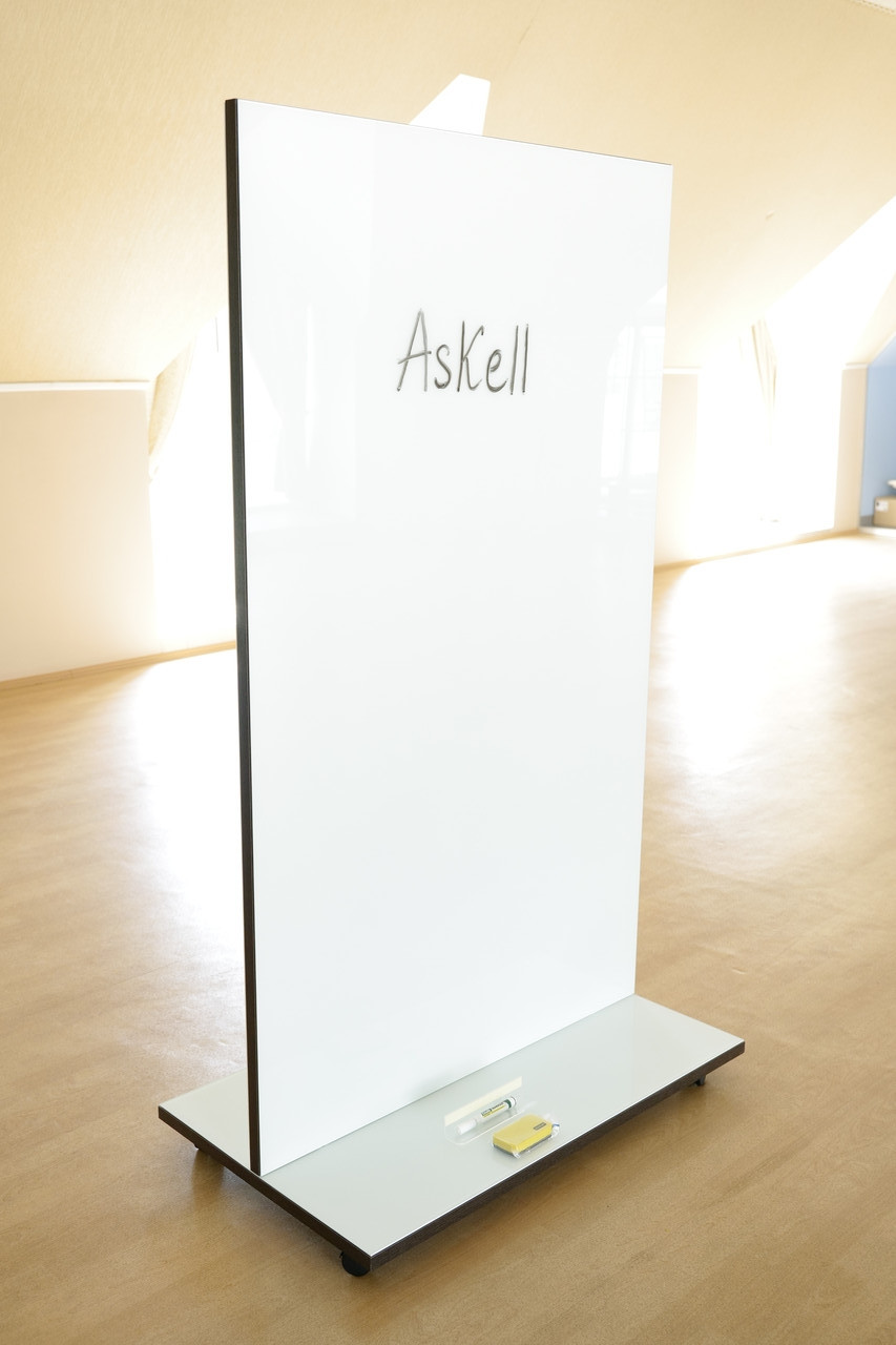 Мобильная стекло-маркерная доска 1700*1250мм, ASKELL Mobile на колесах (модель 2021) - фото 3