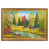 Картина "Осень" багет 40х60 см, каменная крошка 119658