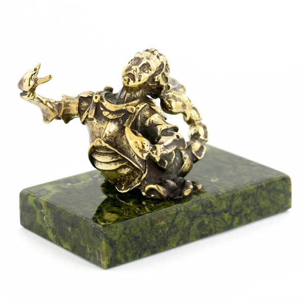 Сувенир статуэтка знак зодиака "Скорпион" бронза камень 116093 - фото 2 - id-p80871220