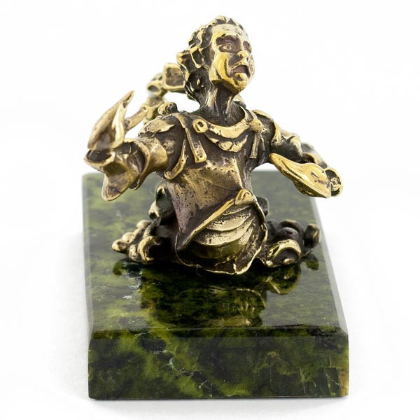 Сувенир статуэтка знак зодиака "Скорпион" бронза камень 116093 - фото 3 - id-p80871220