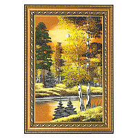 Картина "Осень янтарная" багет 24х34 см, каменная крошка 112500