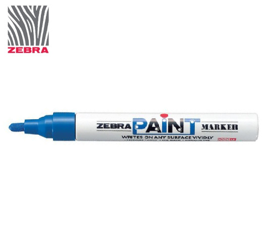 Маркер краска ZEBRA PAINT MARKER цвет синий - фото 1 - id-p67249882