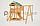 Детская площадка Савушка Мастер 1, канат, игровой столик, качели, песочница, альпинистская стенка., фото 5