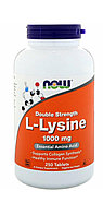 Лизин L-лизин, 1000 мг, 250 капсул.Now foods