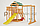 Детская площадка Савушка Мастер 4, игровая башня, игровой балкон, горка, качели люкс, песочница., фото 2