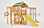 Детская площадка Савушка Мастер 4, игровая башня, игровой балкон, горка, качели люкс, песочница., фото 3