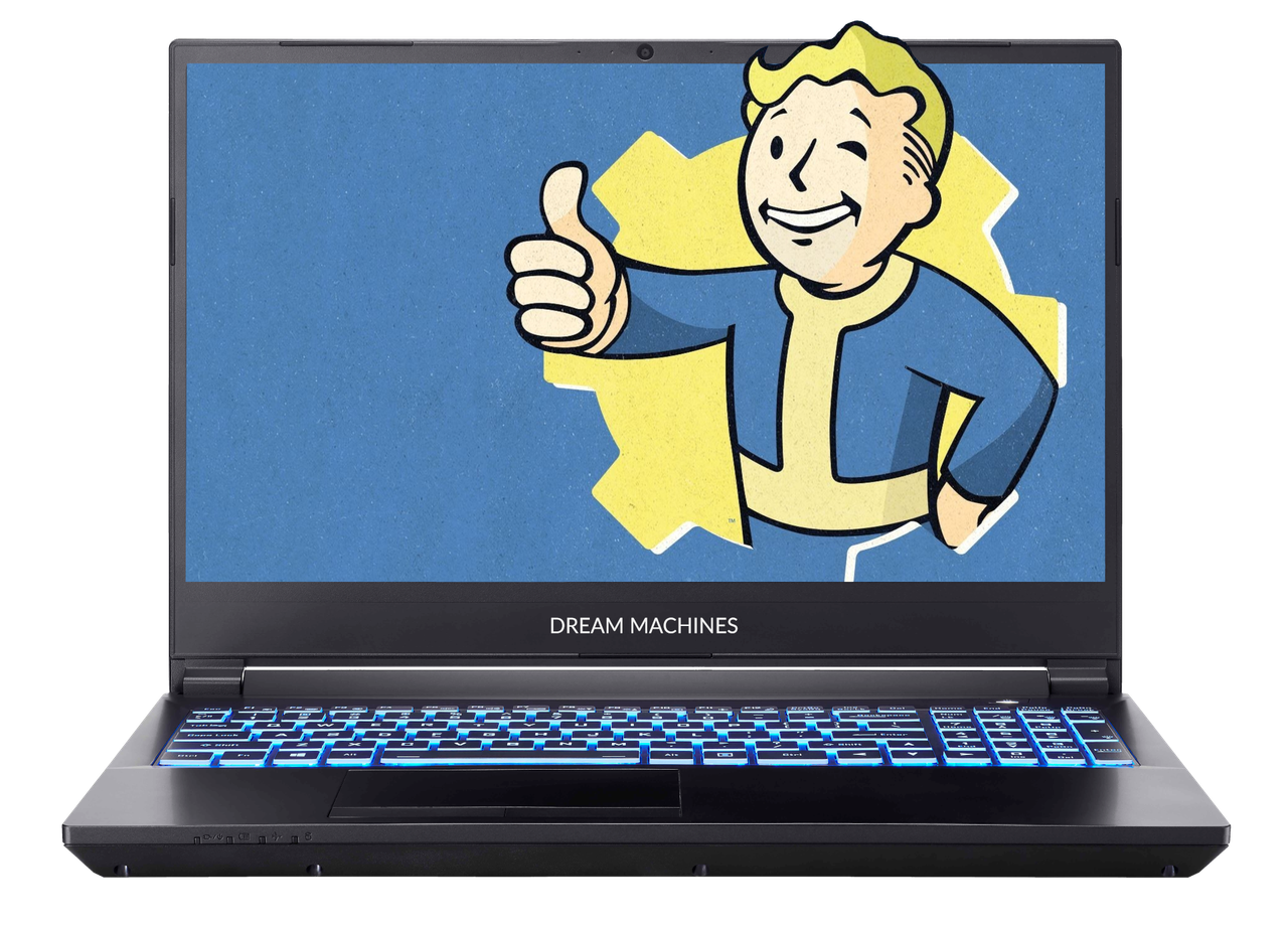 Игровой ноутбук Dream Machines RT2060-15XX06 <15.6'' FHD IPS, AMD MB B450 (NO CPU), GTX2060 6GB)
