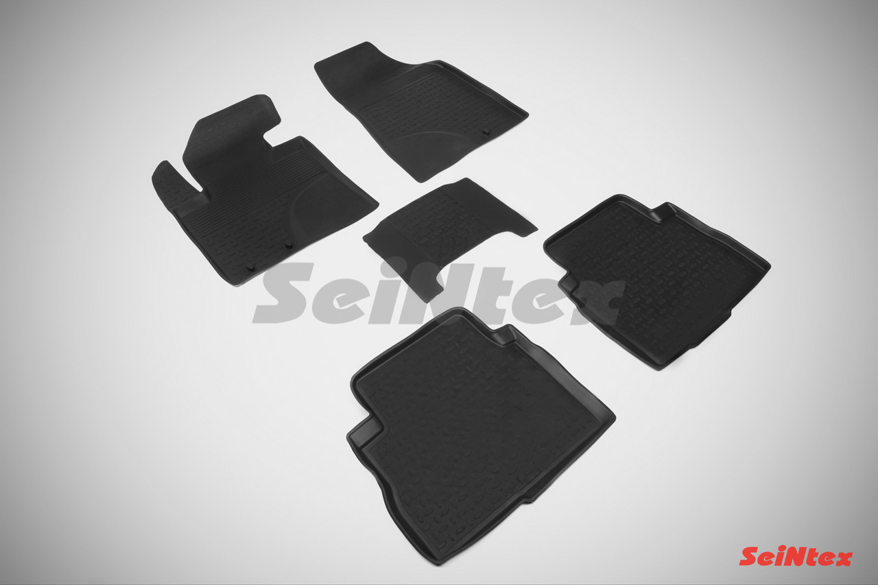 Резиновые коврики с высоким бортом для KIA Sorento 2011-2013 - фото 1 - id-p82036662