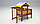 Детская площадка Савушка BABY-7(play), игрвой домик с крышей, увеличен. балкон, шведская стенка, сетка-лазалка, фото 2