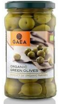 Оливки Gaea зеленые с косточкой, 315 мл