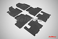 Резиновые коврики для KIA Sorento Prime (3 ряда) 2015-2020