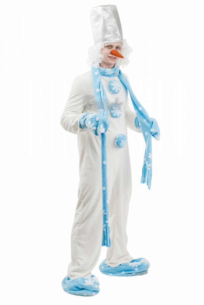 Карнавальный костюм для взрослых "Снеговик"