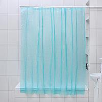 Штора для ванной комнаты Доляна «Квадраты» 3D, 180×180 см, EVA, цвет зелёный