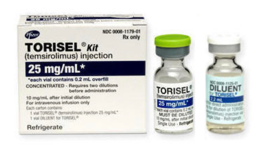 Торизел (Torisel) темсиролимус (temsirolimus) 25 мг