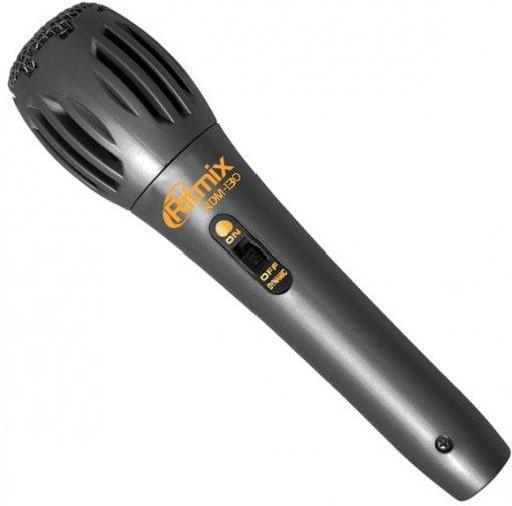 Микрофон вокальный Ritmix RDM-130 черный