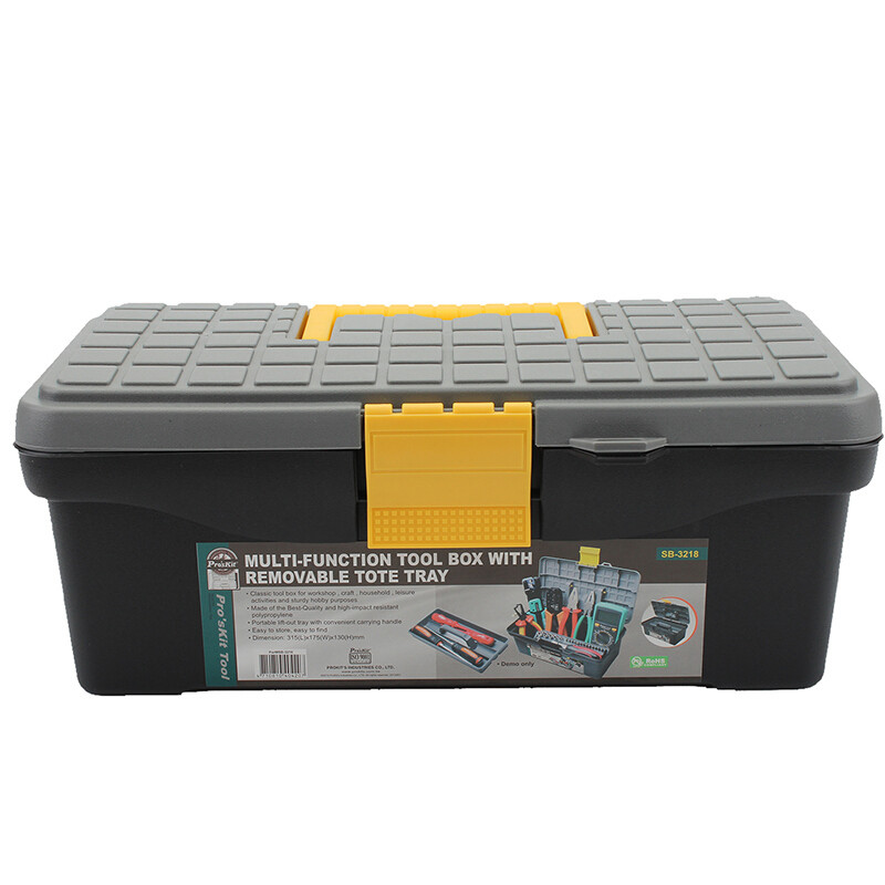 SB-3218 Pro'sKit Ящик для инструментов пластиковый (315х175х130мм)