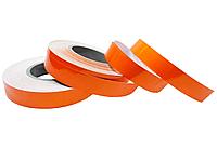 Лента клейкая оранжевая узкая 233216
