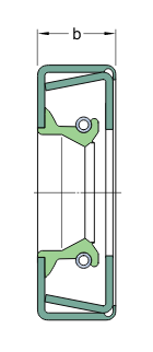 57505   манжетное уплотнение SKF