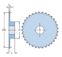 PHS 60-1BH15 звездочка SKF