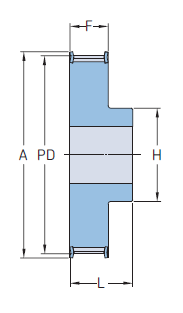 PHP 22-8M-30RSB  шкиф SKF