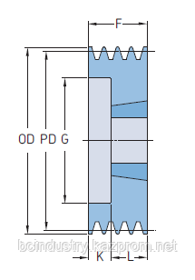 PHP 8SPC1000TB   шкив SKF