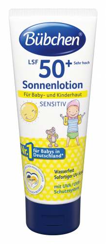 Bubchen Солнцезащитное молочко для младенцев и детей. Фактор защиты 50+, 100 мл